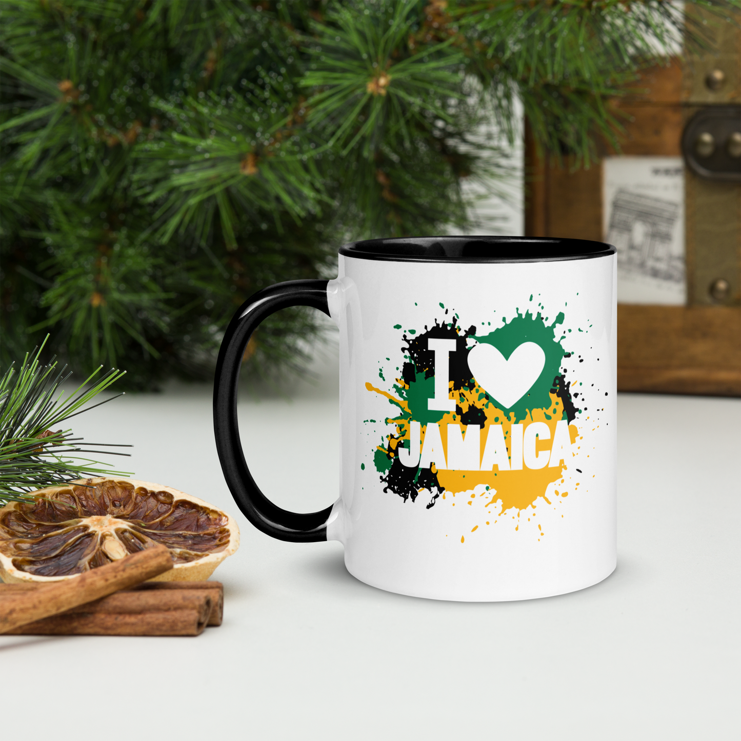 I love Jamaica Mug with Color Inside