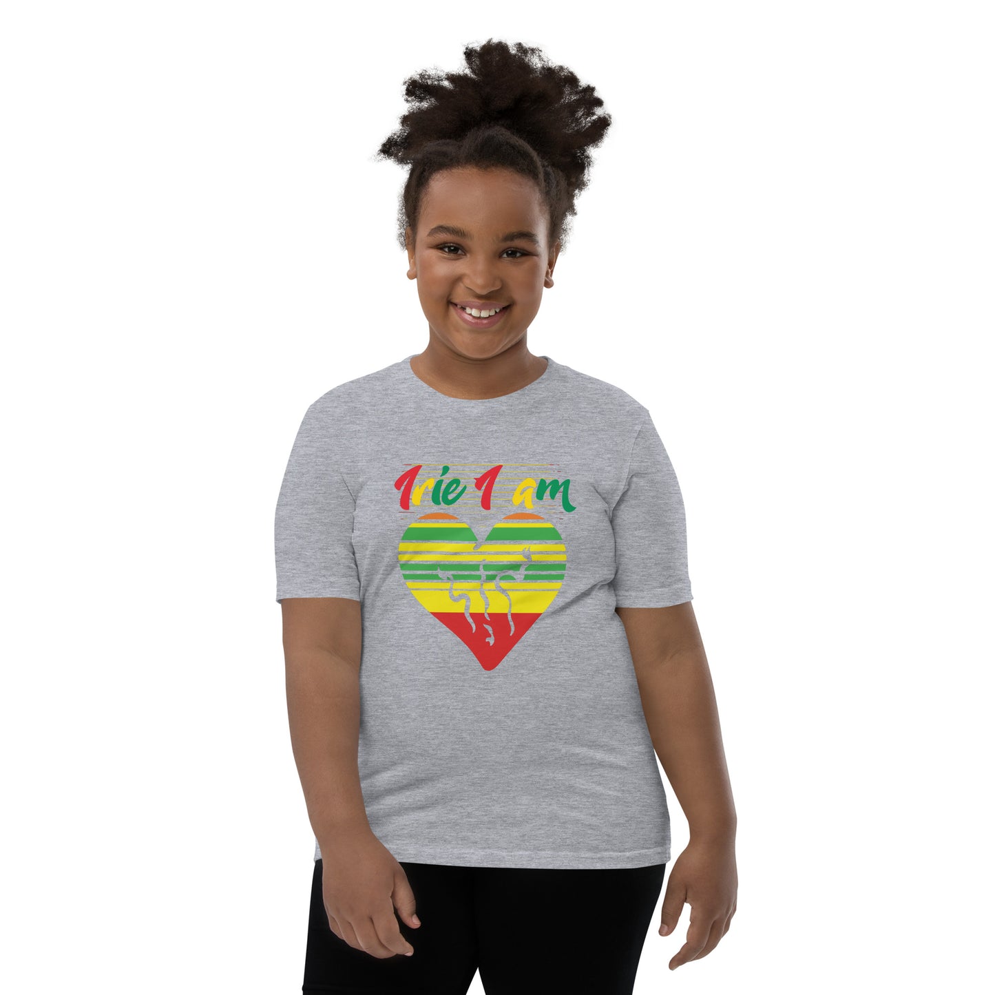 "Irie I Am" T-shirt met korte mouwen voor jongeren