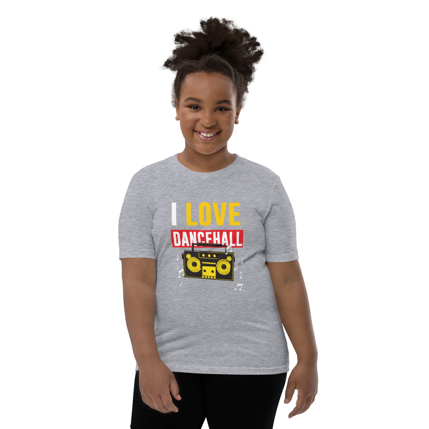 Youth Short Sleeve "I love Dancehall" T-Shirt