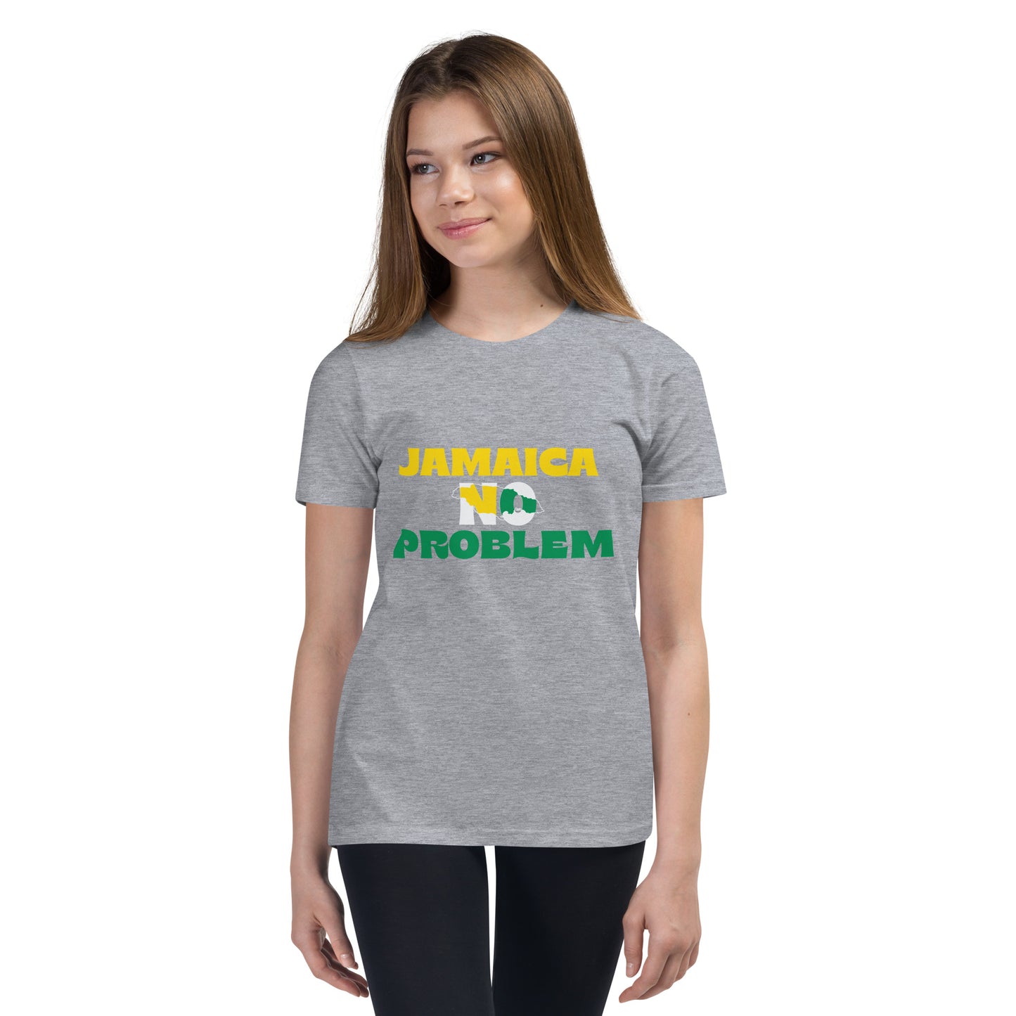 "Jamaica No Problem" T-shirt met korte mouwen voor jongeren