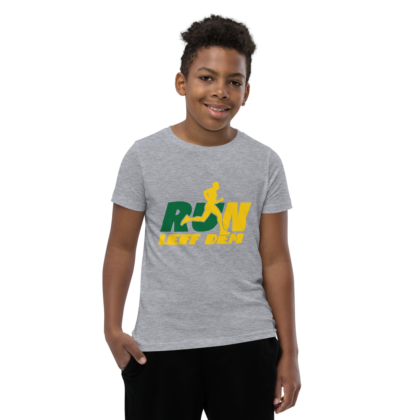 Youth Short Sleeve "Run Leff Dem" T-Shirt