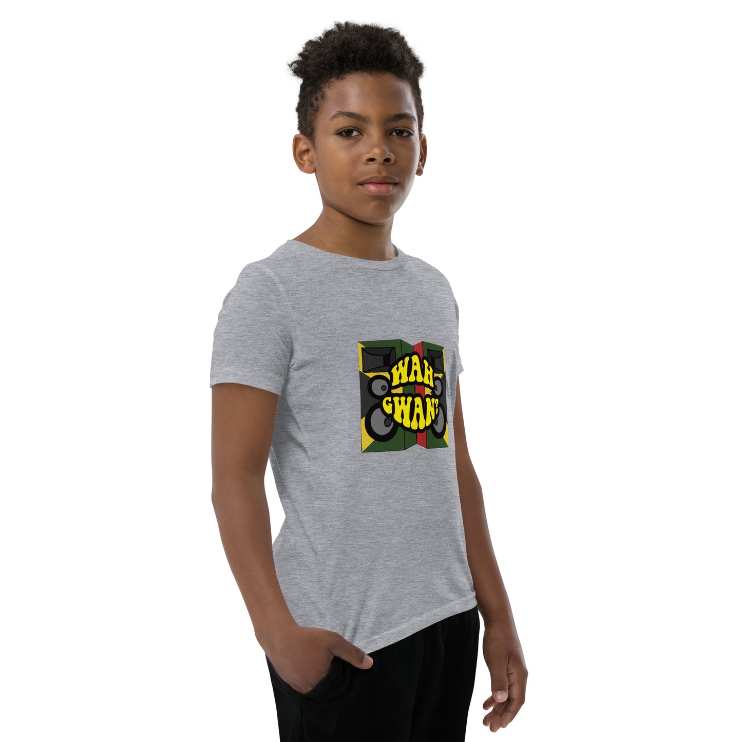 T-shirt à manches courtes pour jeunes « Wah Gwan »