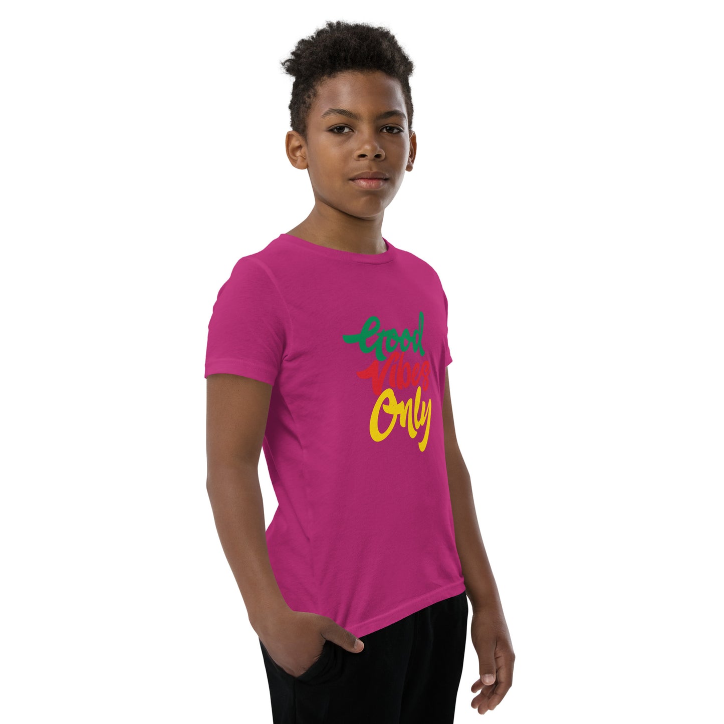 Youth Short Sleeve "Good Vibes Only" T-Shirt