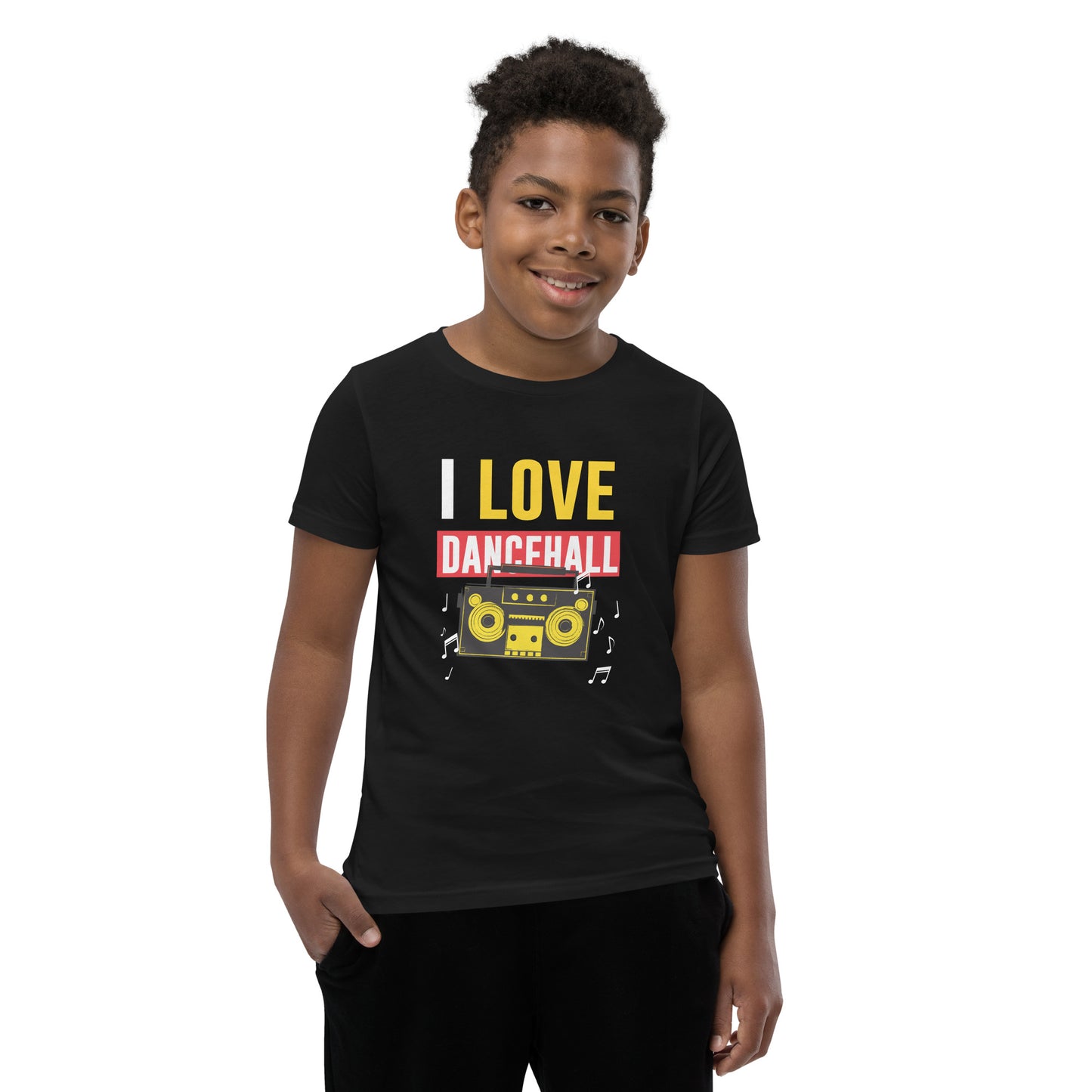 Youth Short Sleeve "I love Dancehall" T-Shirt