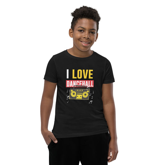 T-shirt à manches courtes pour jeunes « I love Dancehall »