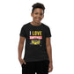 T-shirt à manches courtes pour jeunes « I love Dancehall »