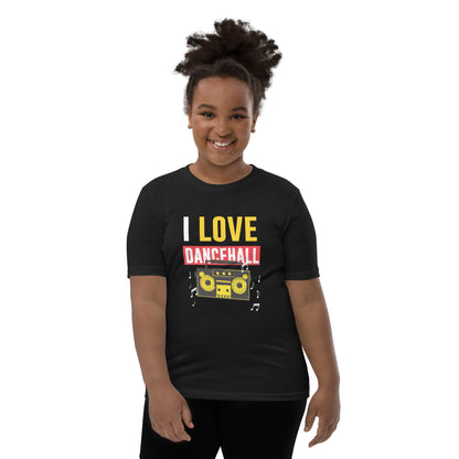 T-shirt à manches courtes pour jeunes « I love Dancehall »