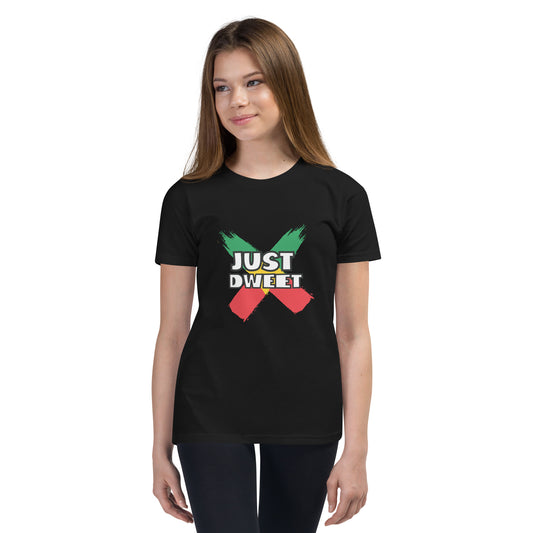 "Just Dweet" T-shirt met korte mouwen voor jongeren