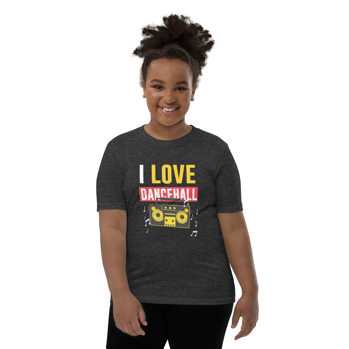 T-shirt à manches courtes pour jeunes « I love Dancehall »