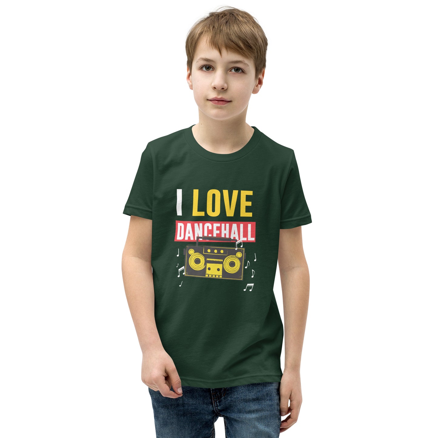 T-shirt à manches courtes pour jeunes « I love Dancehall »