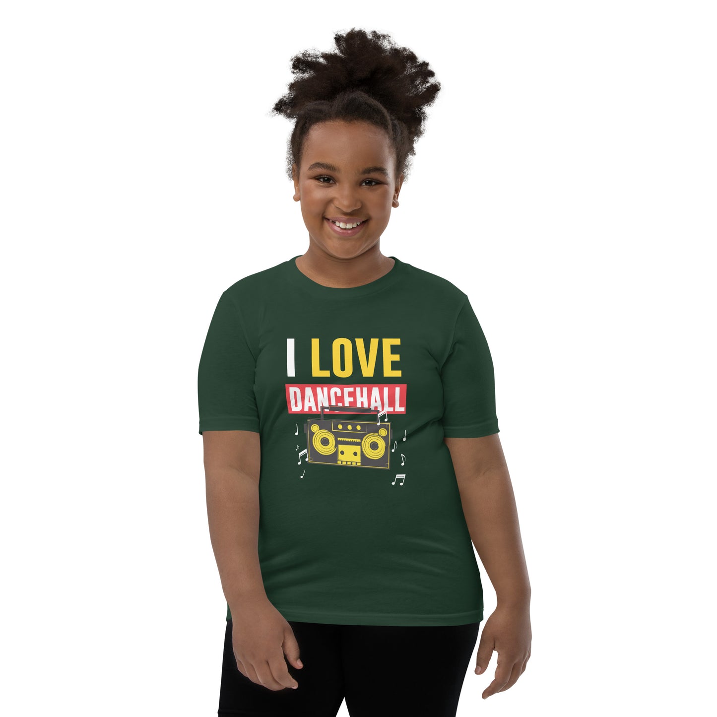 Youth Short Sleeve "I love Dancehall" T-Shirt