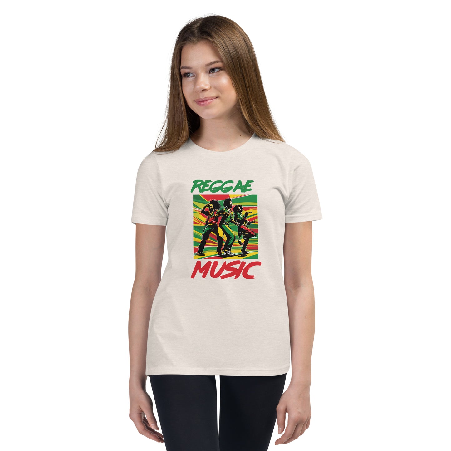 Youth Short Sleeve "Reggae Music" T-Shirt