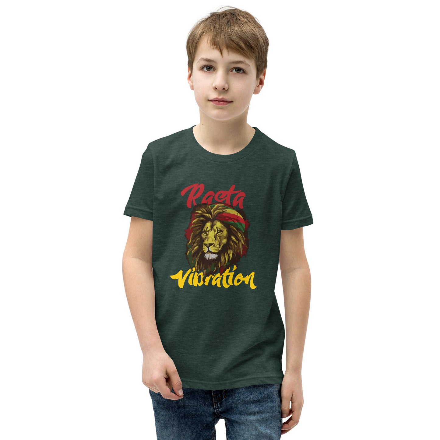 Youth Short Sleeve "Rasta Vibration" T-Shirt