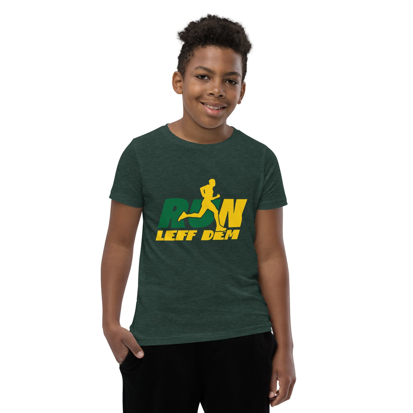 Youth Short Sleeve "Run Leff Dem" T-Shirt