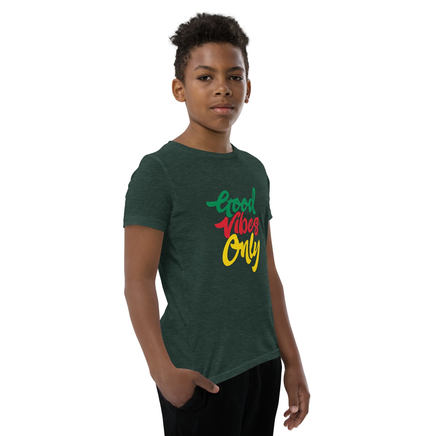 Youth Short Sleeve "Good Vibes Only" T-Shirt