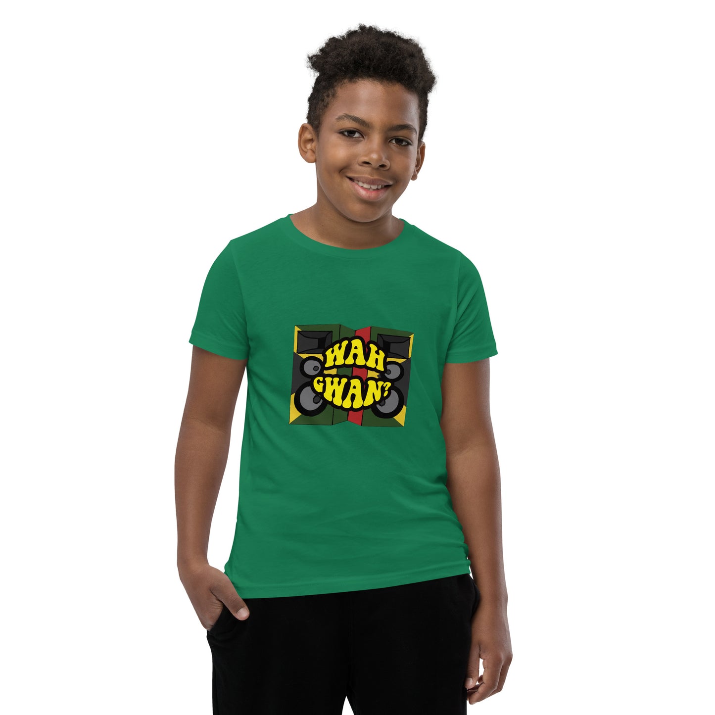 T-shirt à manches courtes pour jeunes « Wah Gwan »