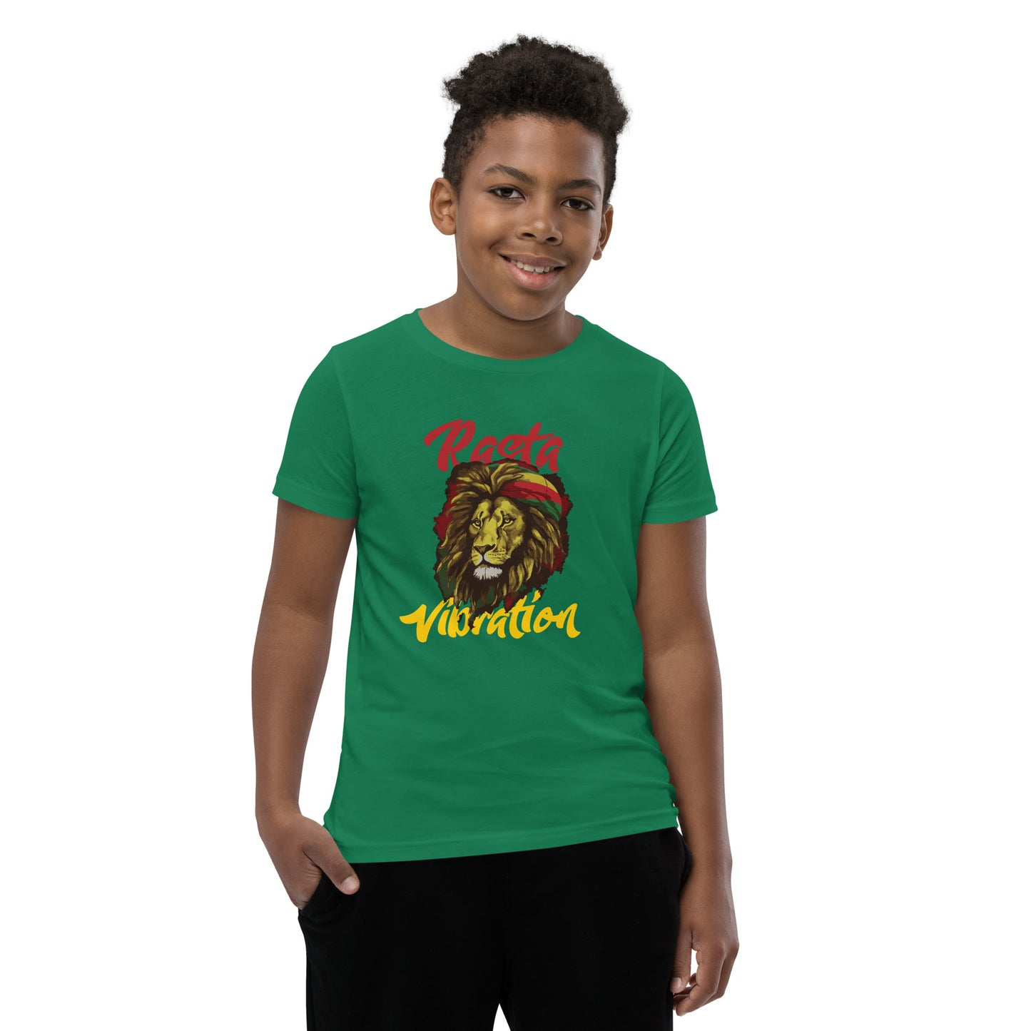 Youth Short Sleeve "Rasta Vibration" T-Shirt