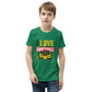 Youth Short Sleeve "I love Dancehall" T-Shirt