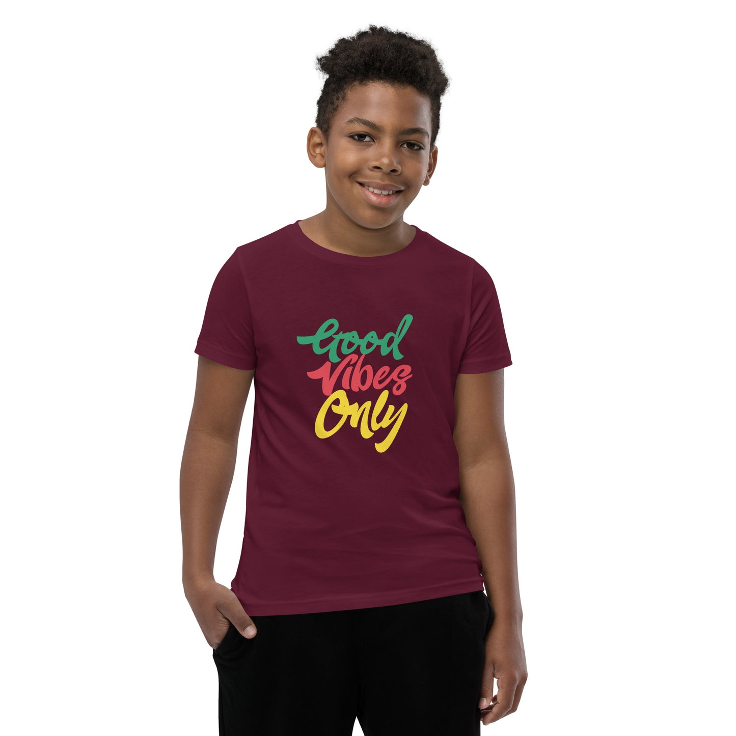 Youth Short Sleeve "Good Vibes Only" T-Shirt