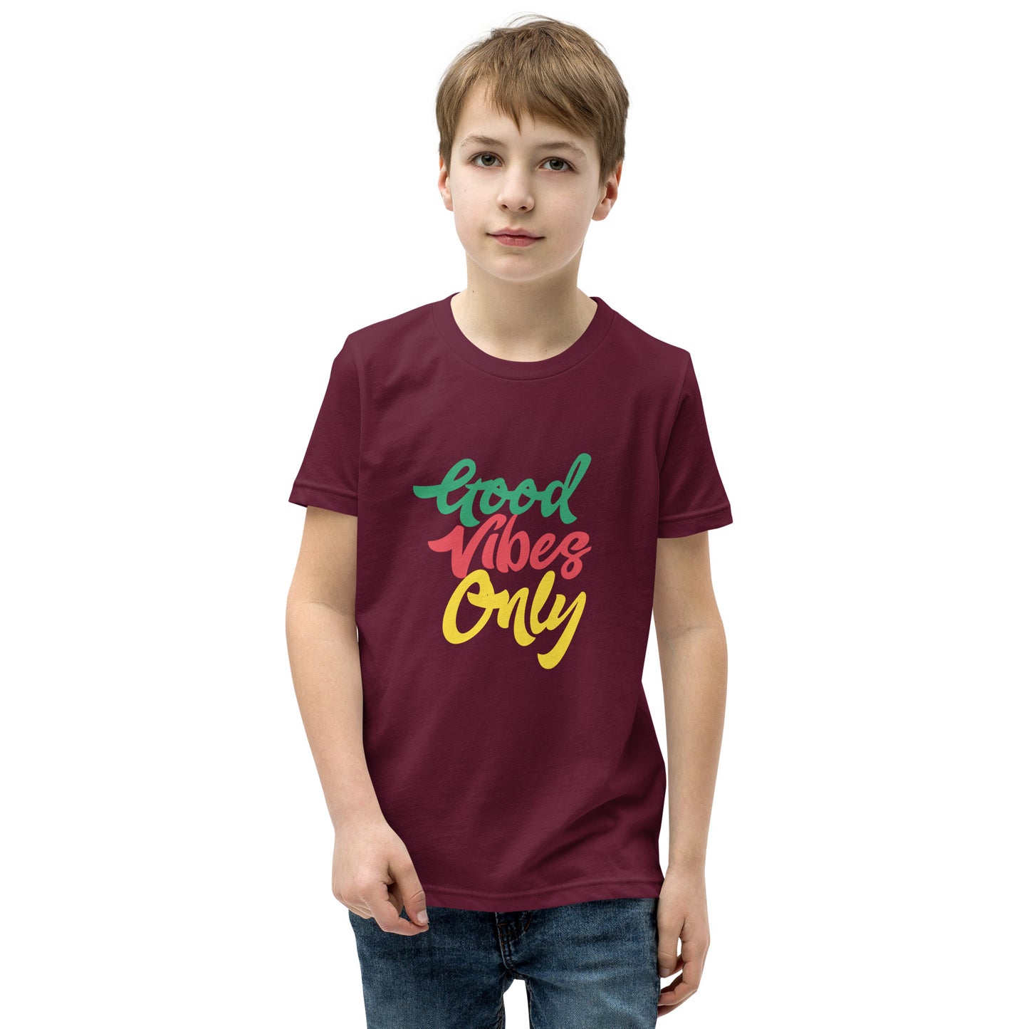 Youth Short Sleeve "Good Vibes Only" T-Shirt