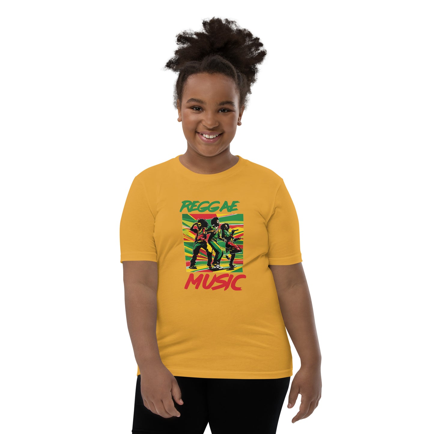 Youth Short Sleeve "Reggae Music" T-Shirt