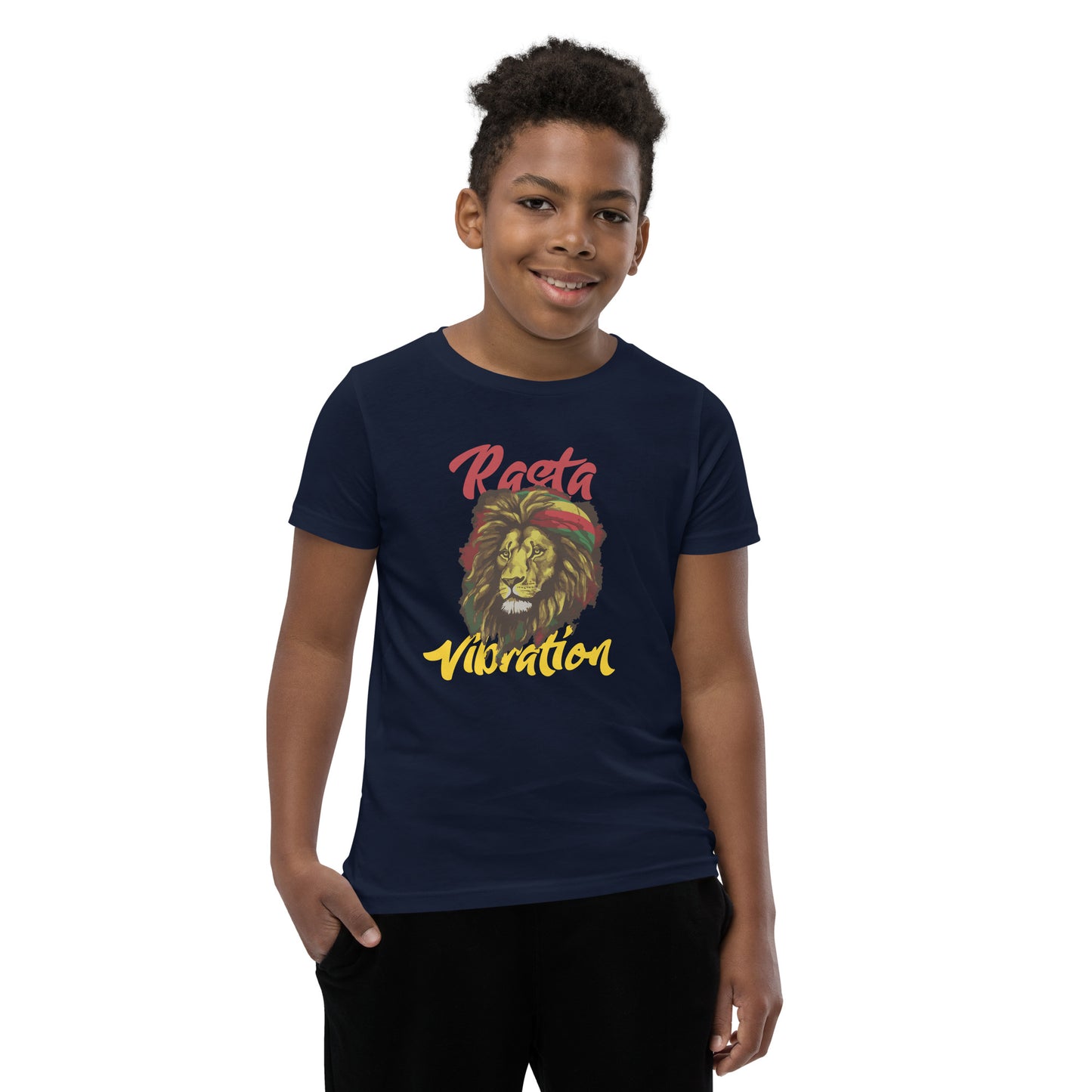 Youth Short Sleeve "Rasta Vibration" T-Shirt