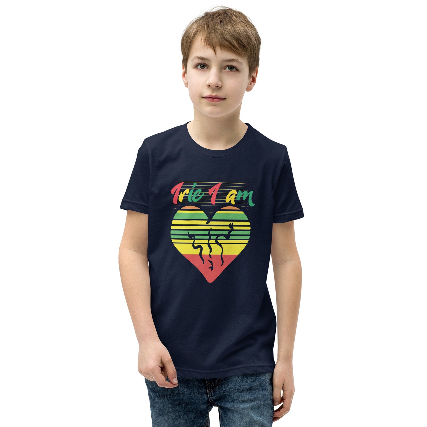 "Irie I Am" T-shirt met korte mouwen voor jongeren