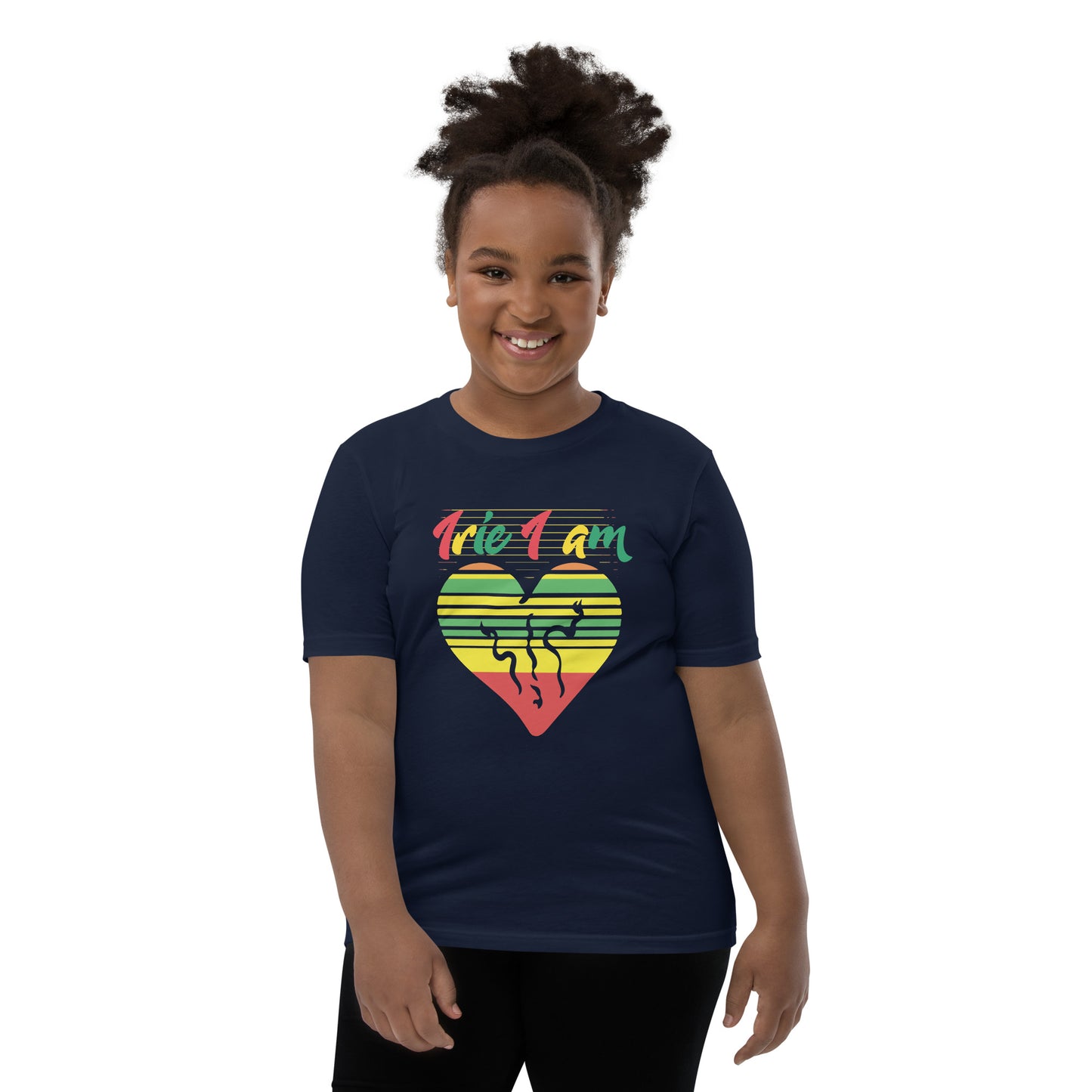 "Irie I Am" T-shirt met korte mouwen voor jongeren