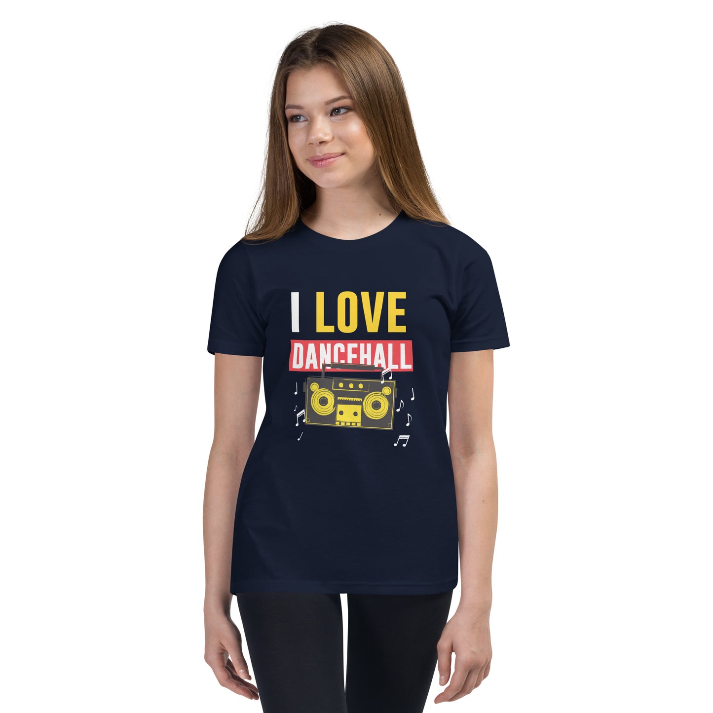 Youth Short Sleeve "I love Dancehall" T-Shirt