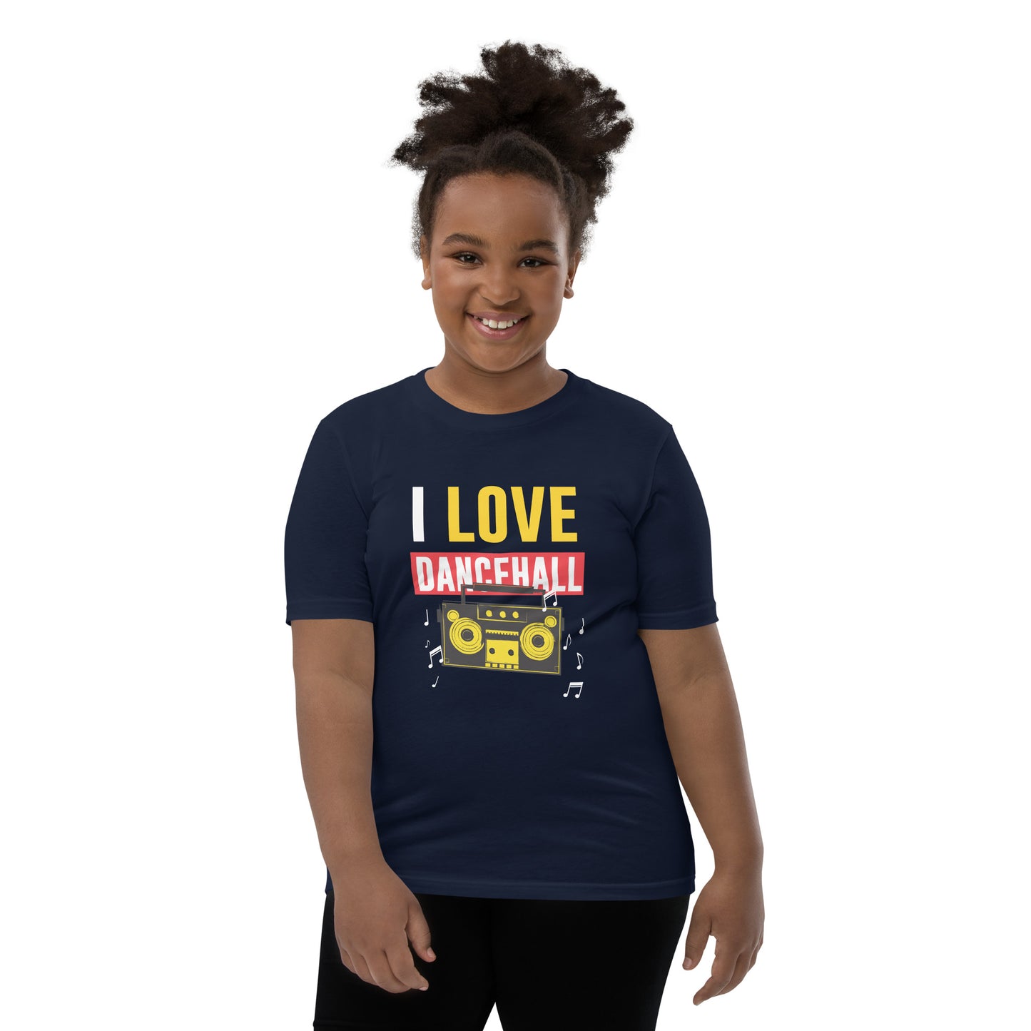 Youth Short Sleeve "I love Dancehall" T-Shirt