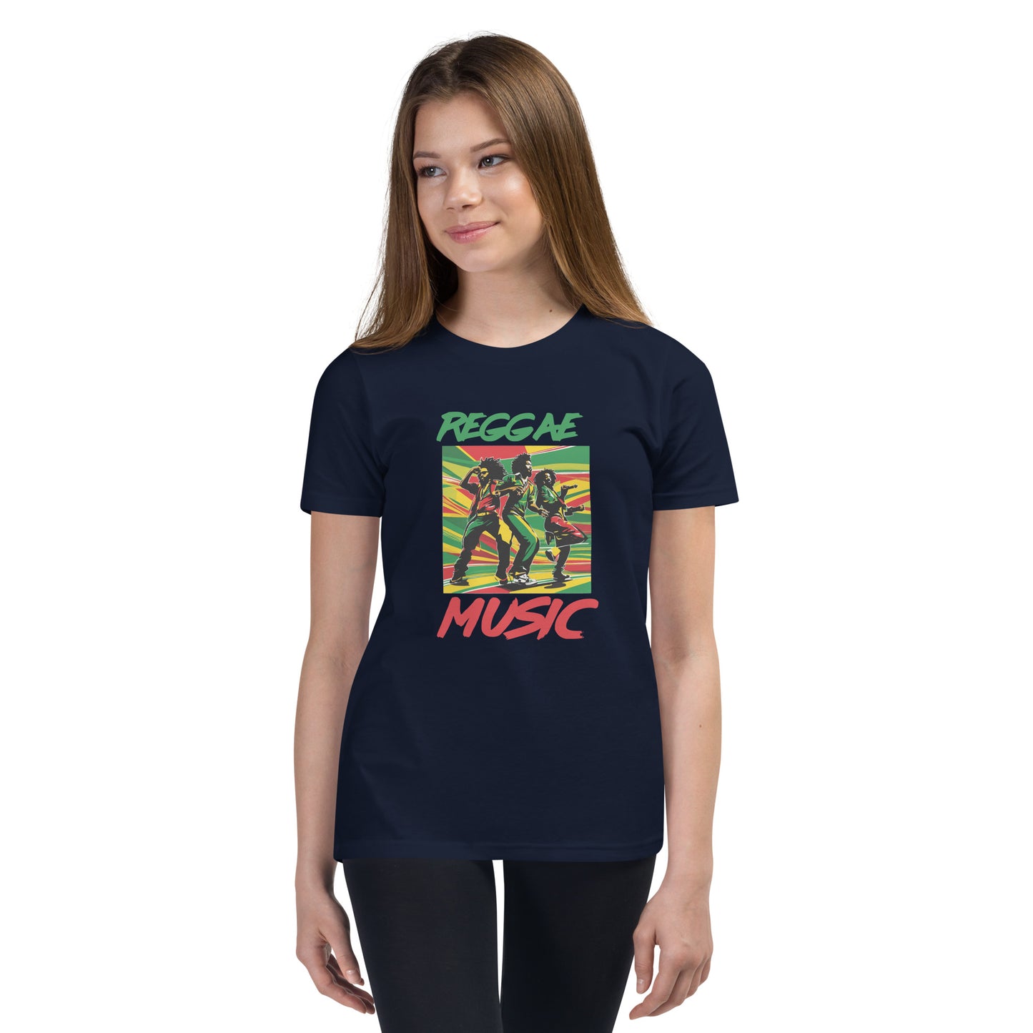 T-shirt « Reggae Music » à manches courtes pour jeunes