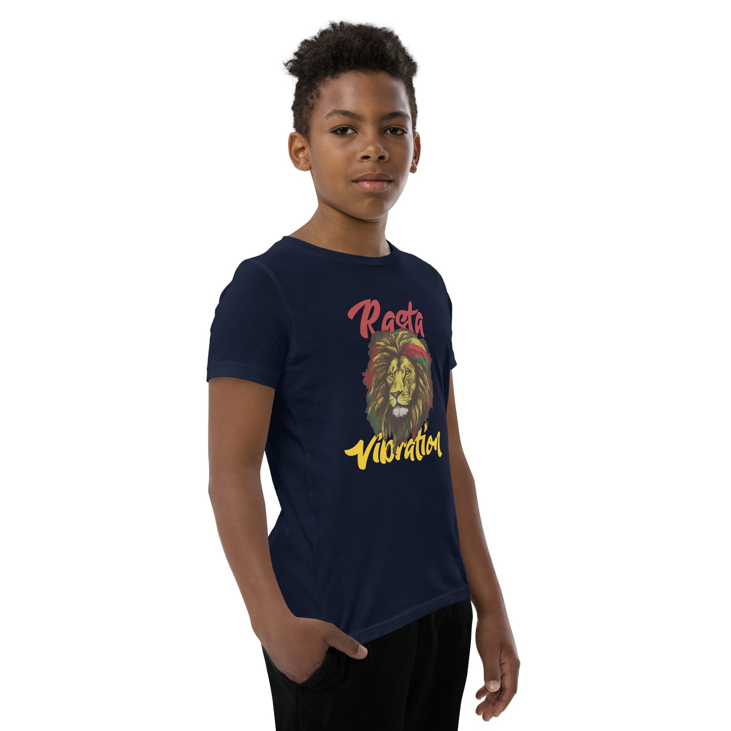 Youth Short Sleeve "Rasta Vibration" T-Shirt