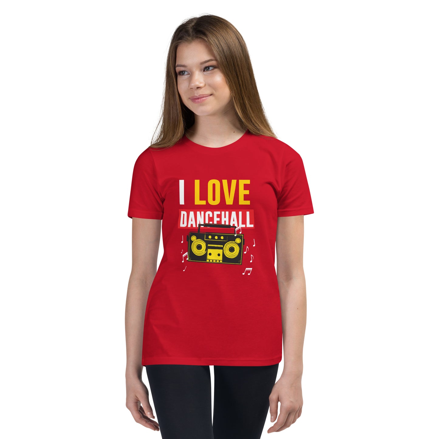 Youth Short Sleeve "I love Dancehall" T-Shirt