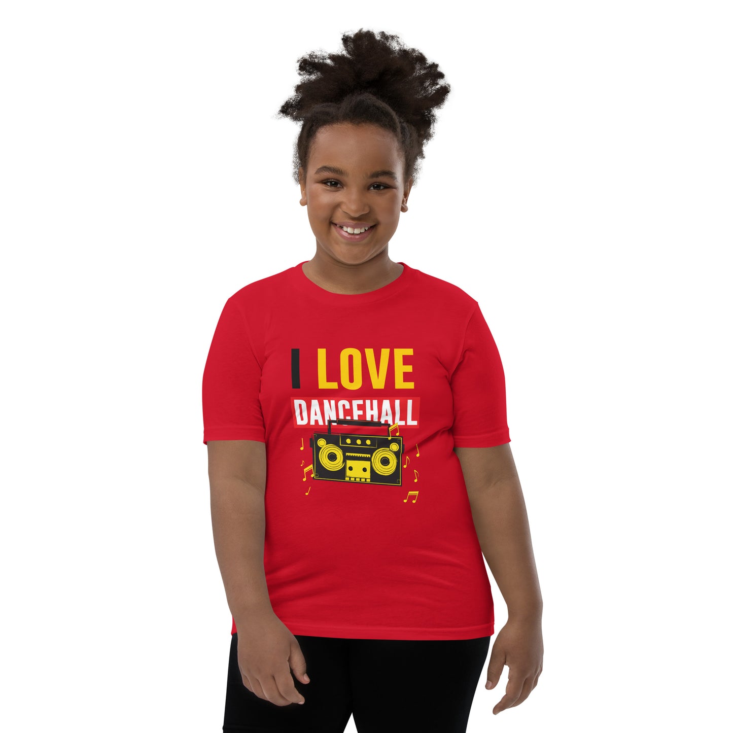 Youth Short Sleeve "I love Dancehall" T-Shirt