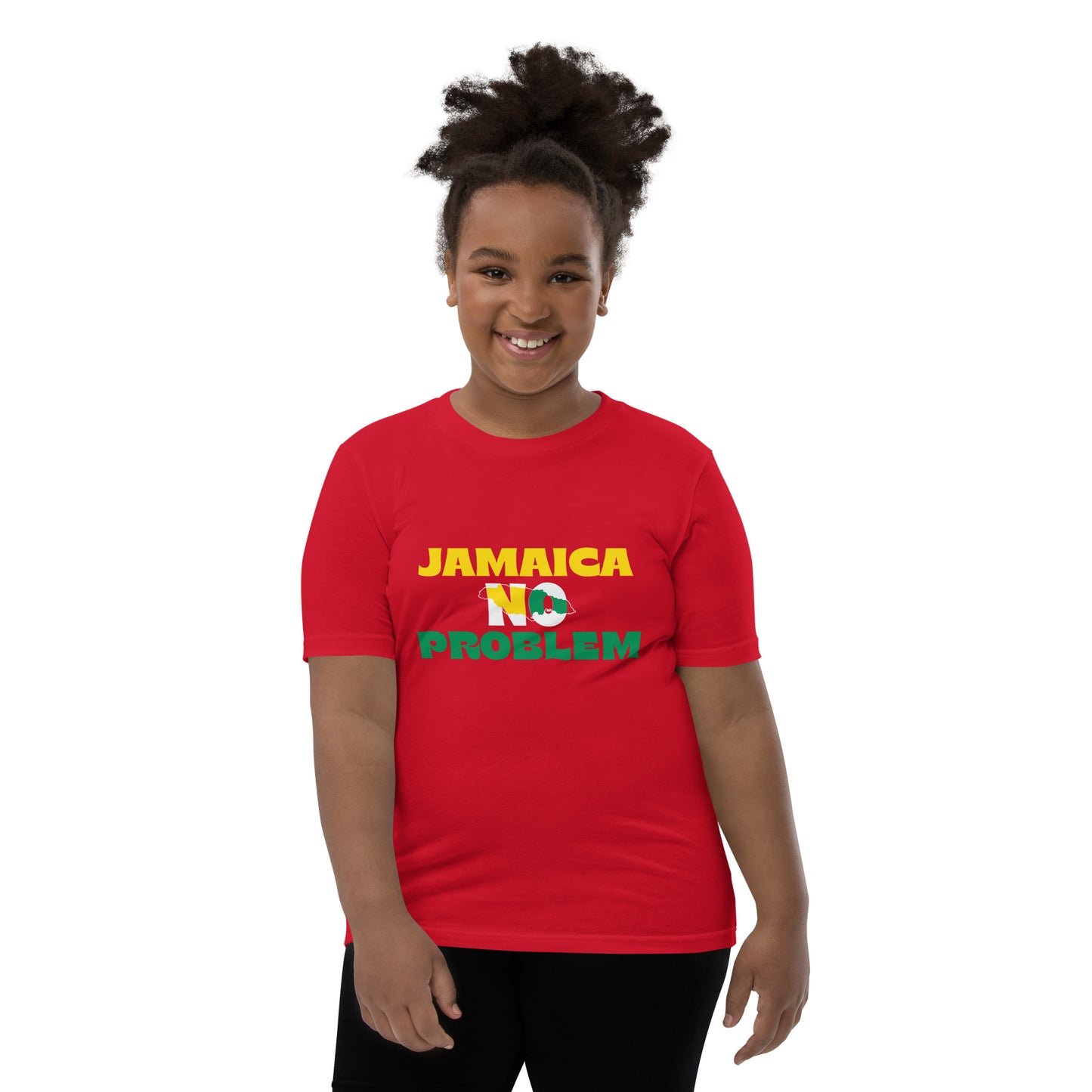 "Jamaica No Problem" T-shirt met korte mouwen voor jongeren