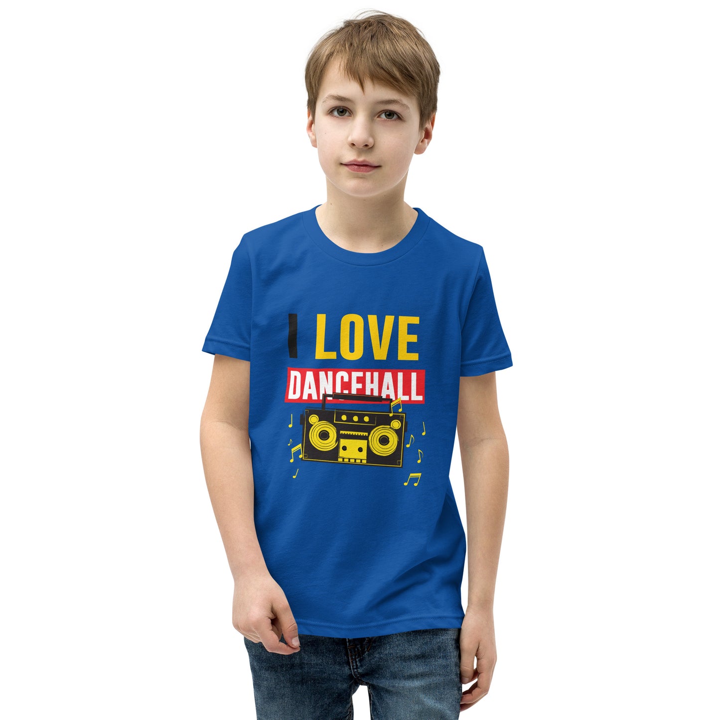 T-shirt à manches courtes pour jeunes « I love Dancehall »