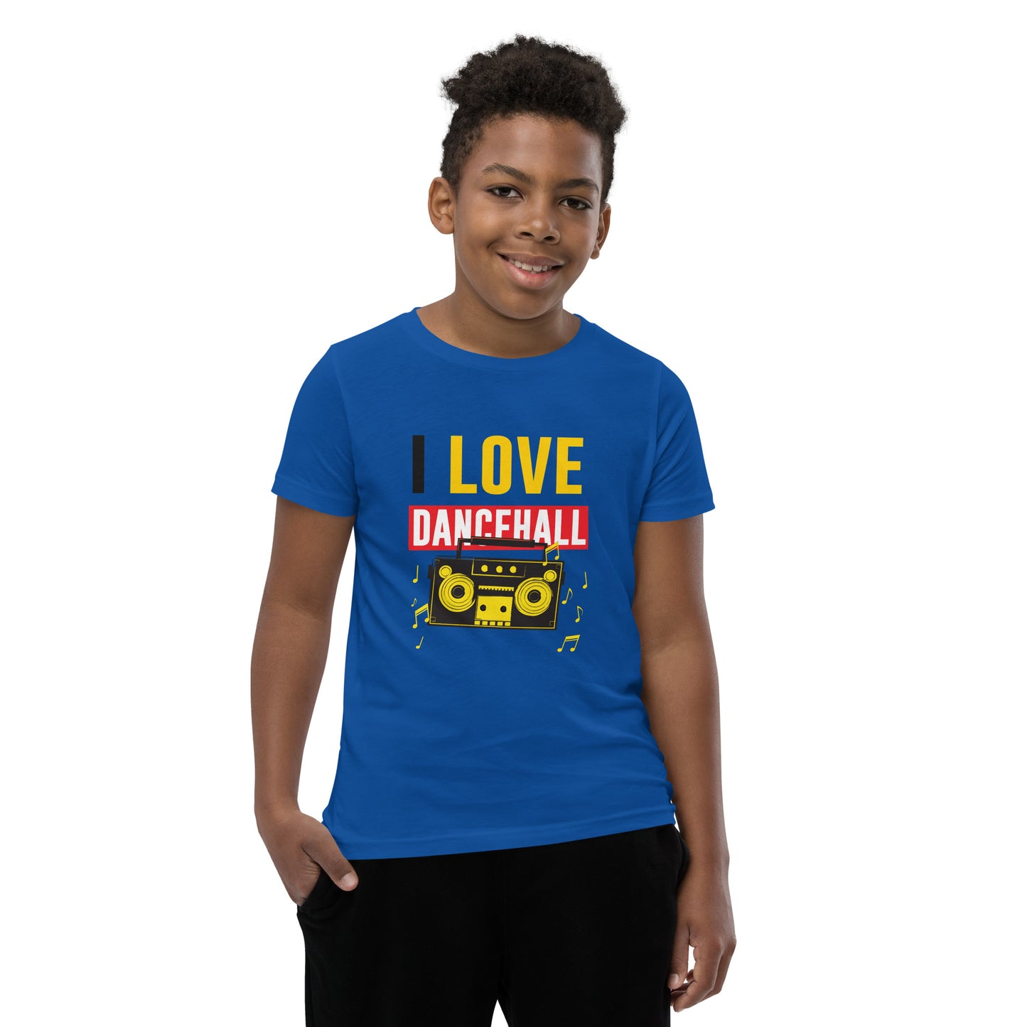 T-shirt à manches courtes pour jeunes « I love Dancehall »