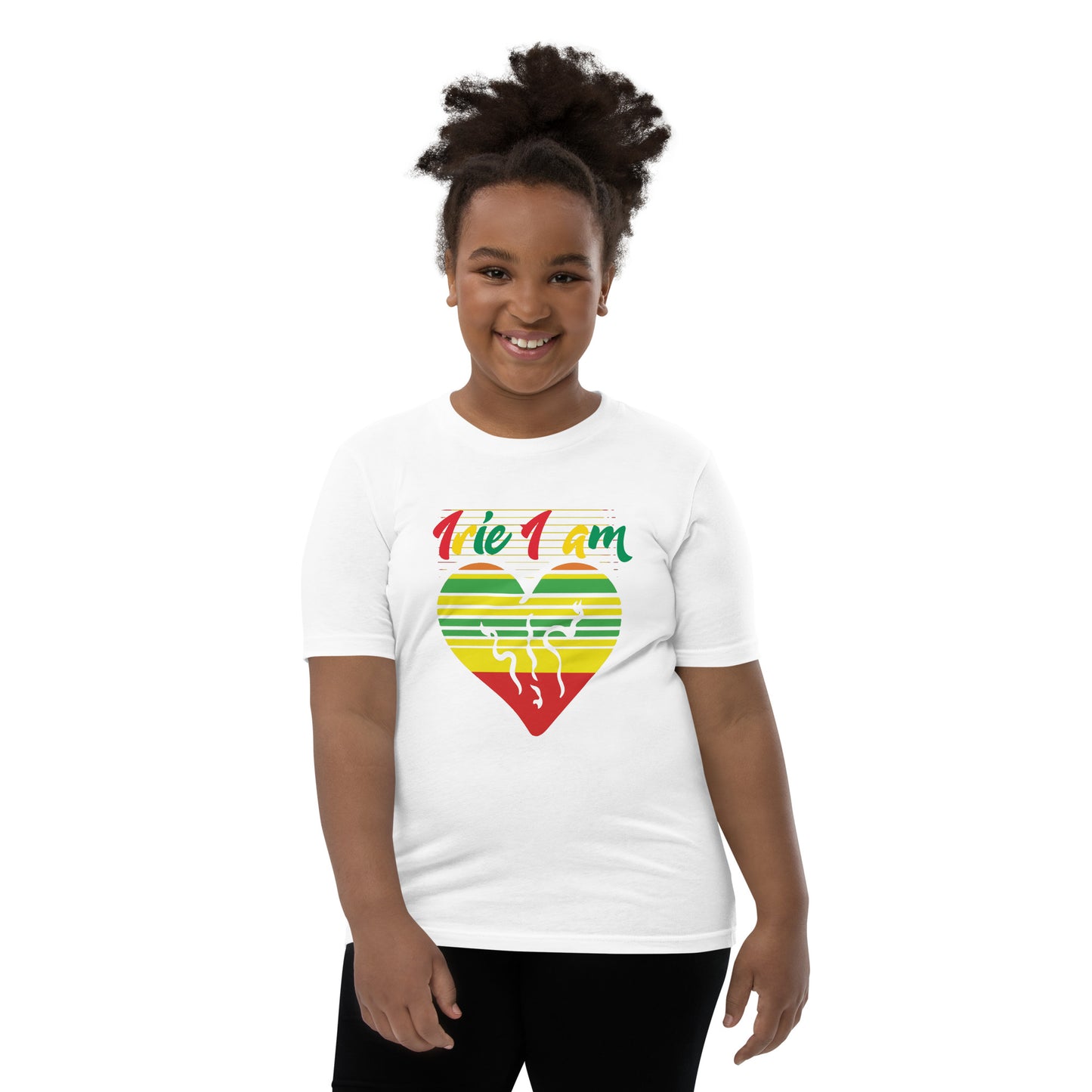 "Irie I Am" T-shirt met korte mouwen voor jongeren