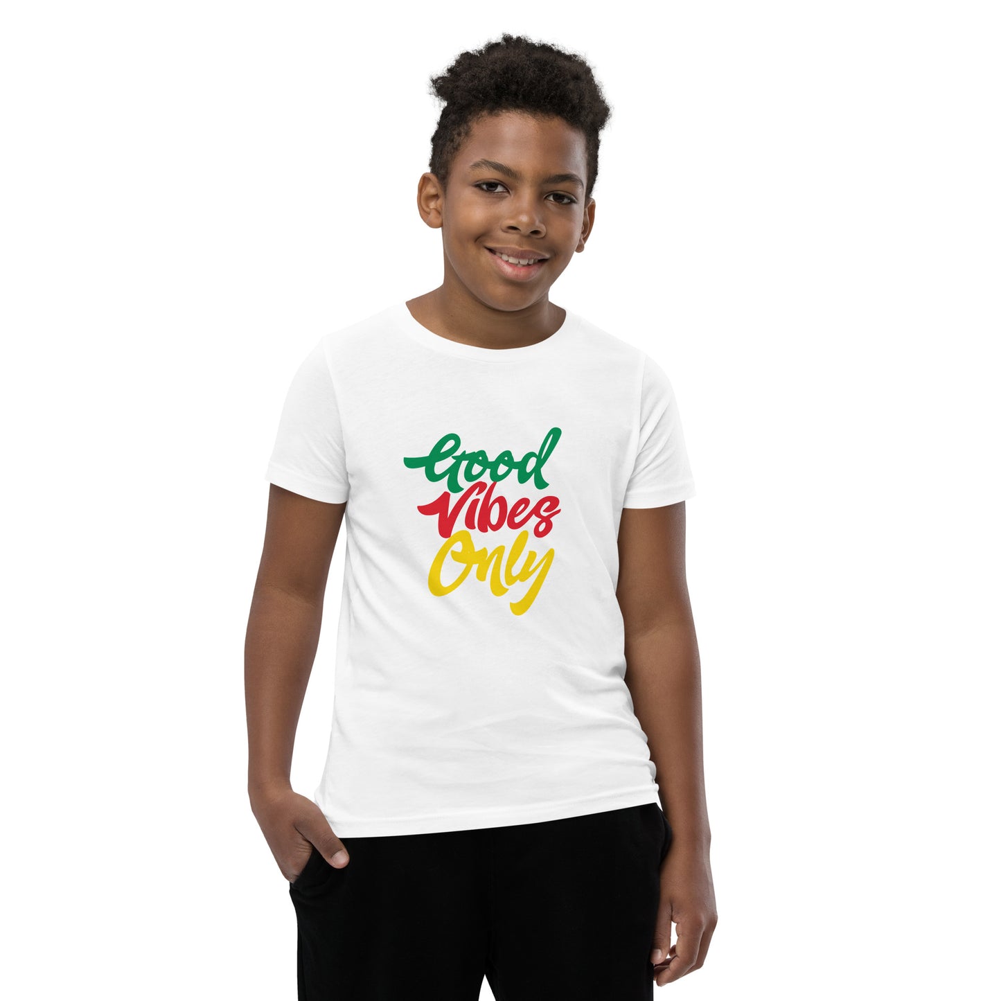 Youth Short Sleeve "Good Vibes Only" T-Shirt