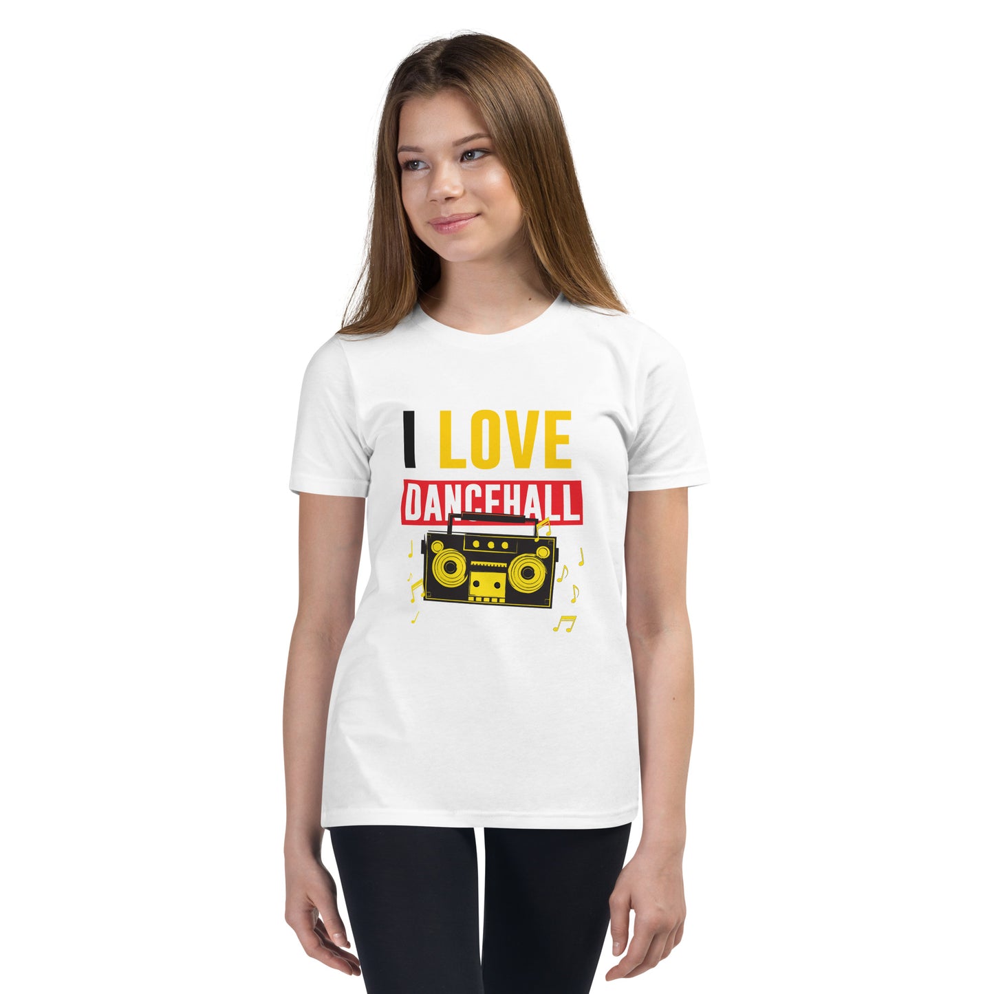 Youth Short Sleeve "I love Dancehall" T-Shirt