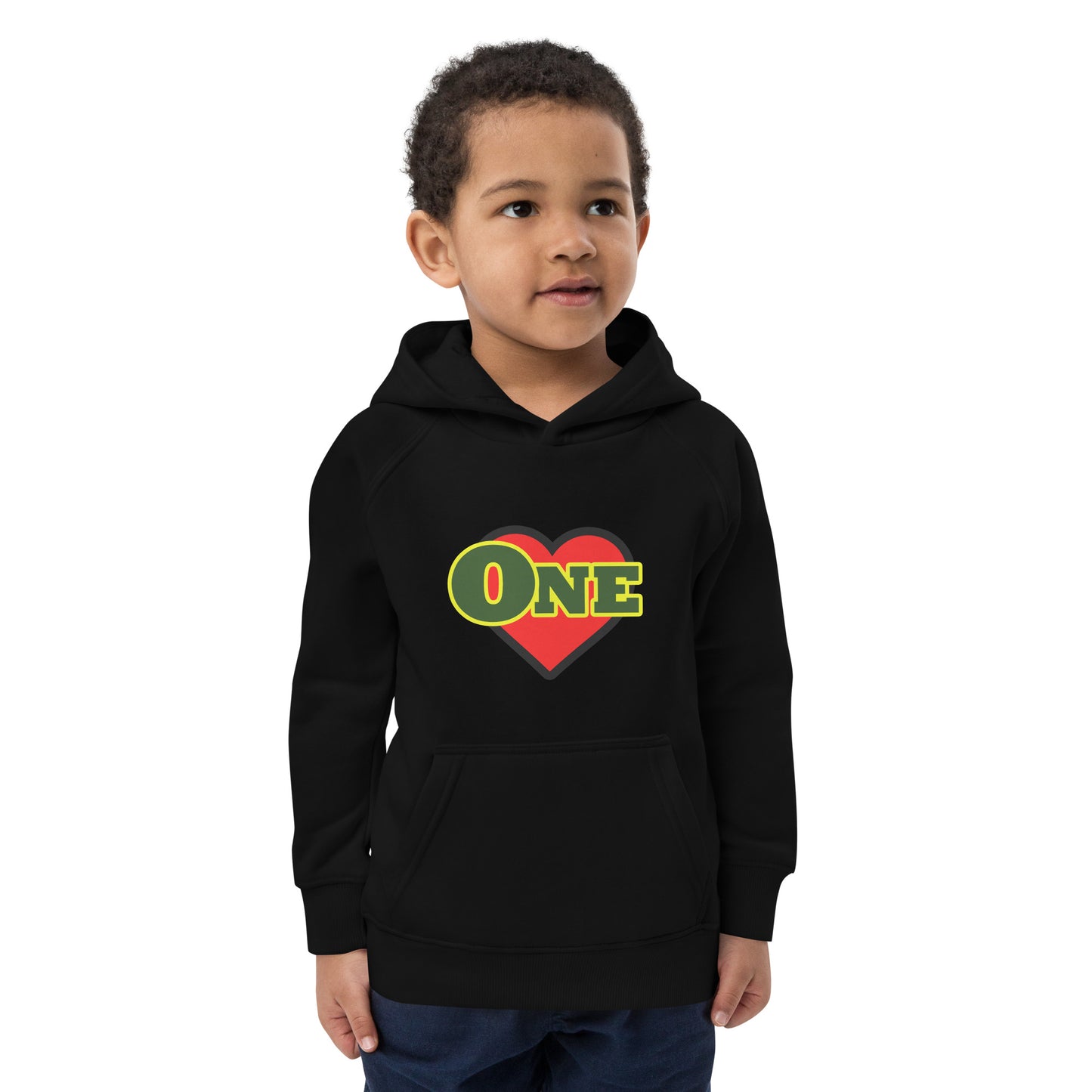 Kids eco "One Love" hoodie