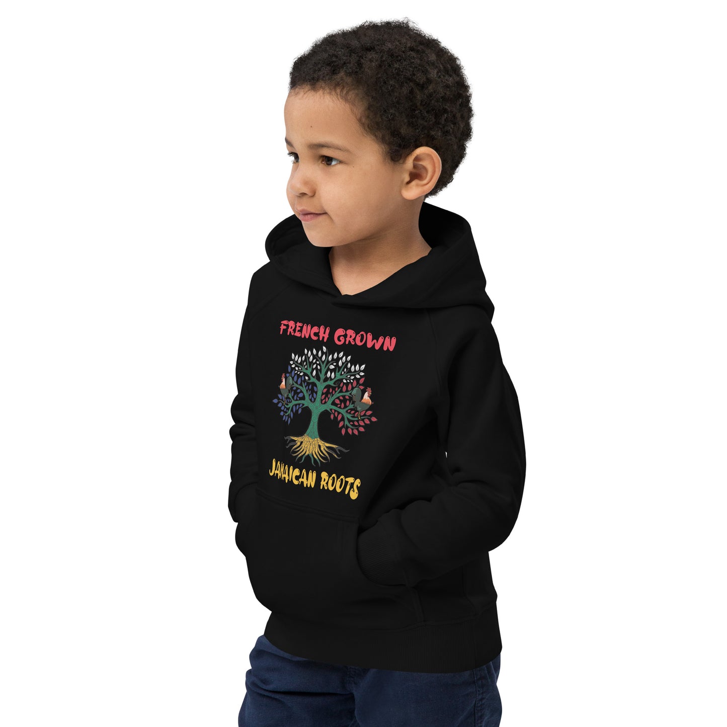 Eco-hoodie "French Grown" voor kinderen