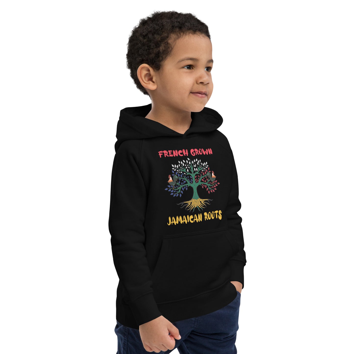 Eco-hoodie "French Grown" voor kinderen