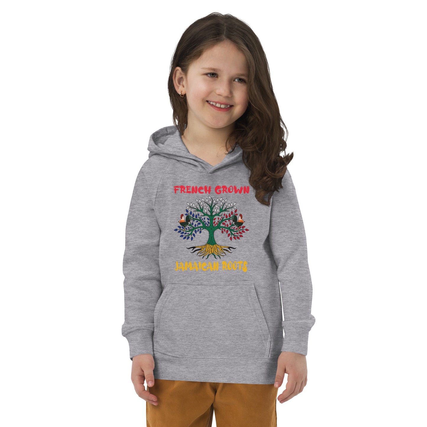 Eco-hoodie "French Grown" voor kinderen