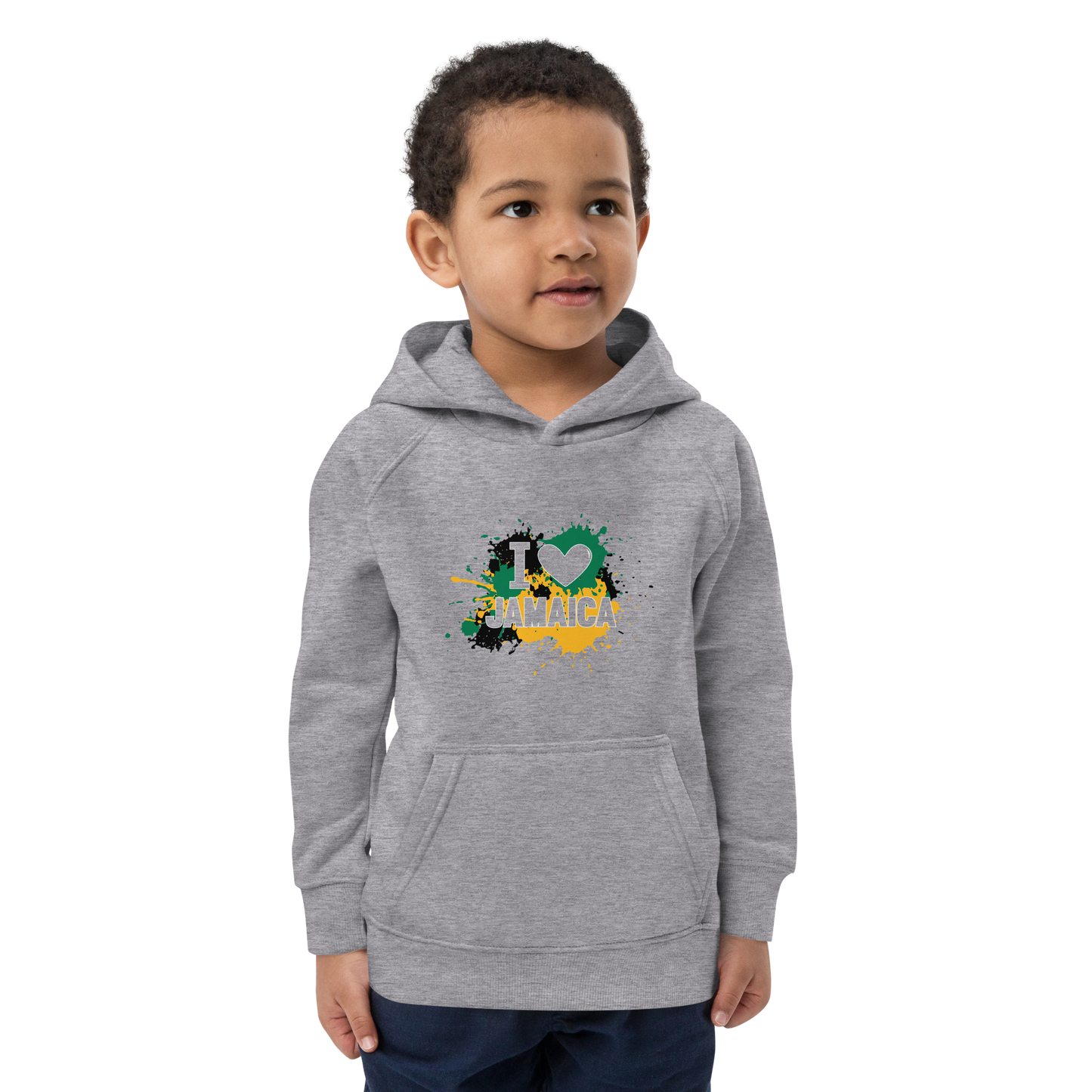 Kids eco "I <3 Jamaica" hoodie