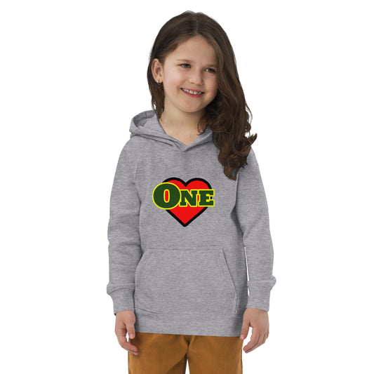 Kids eco "One Love" hoodie