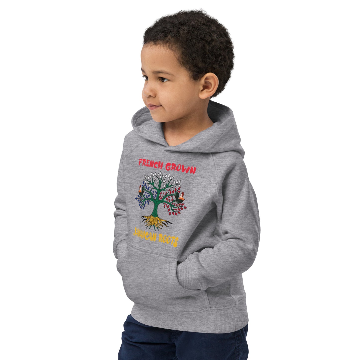 Sweat à capuche éco "French Grown" enfant