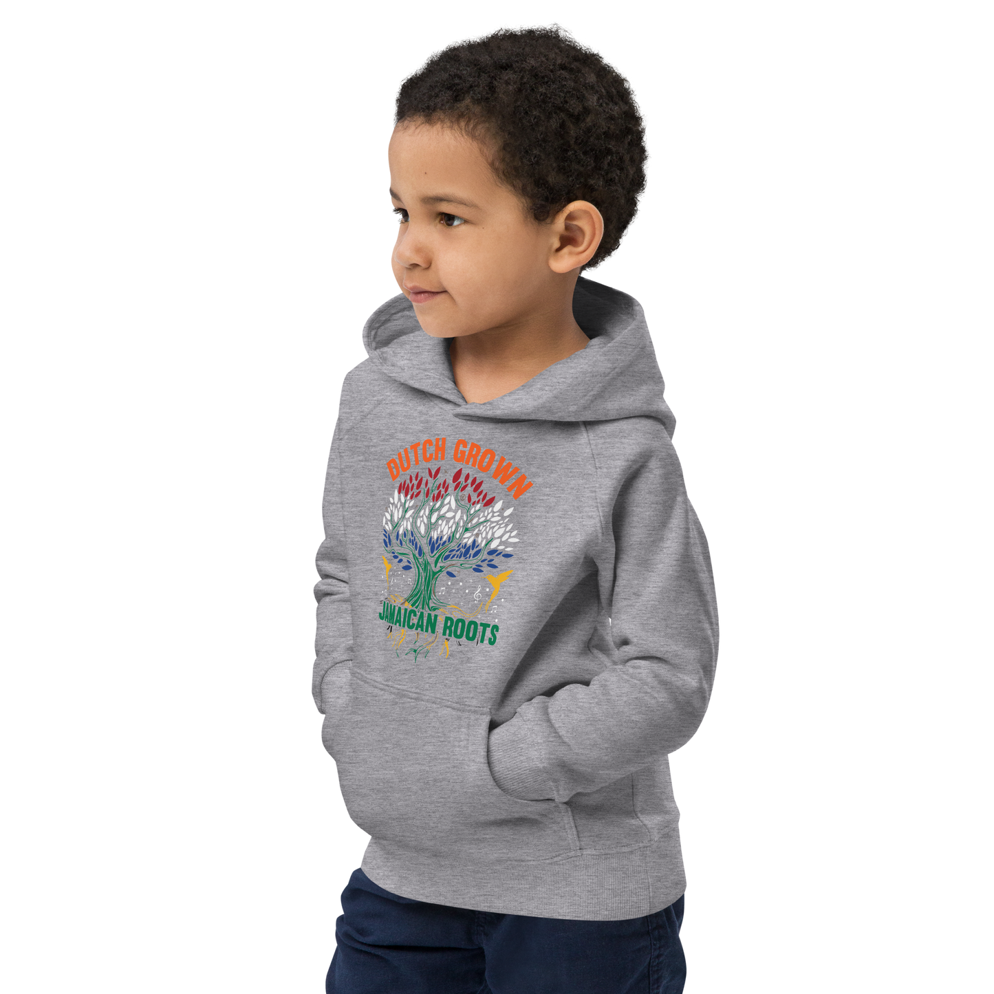 Eco kinderhoodie "Dutch Grown".