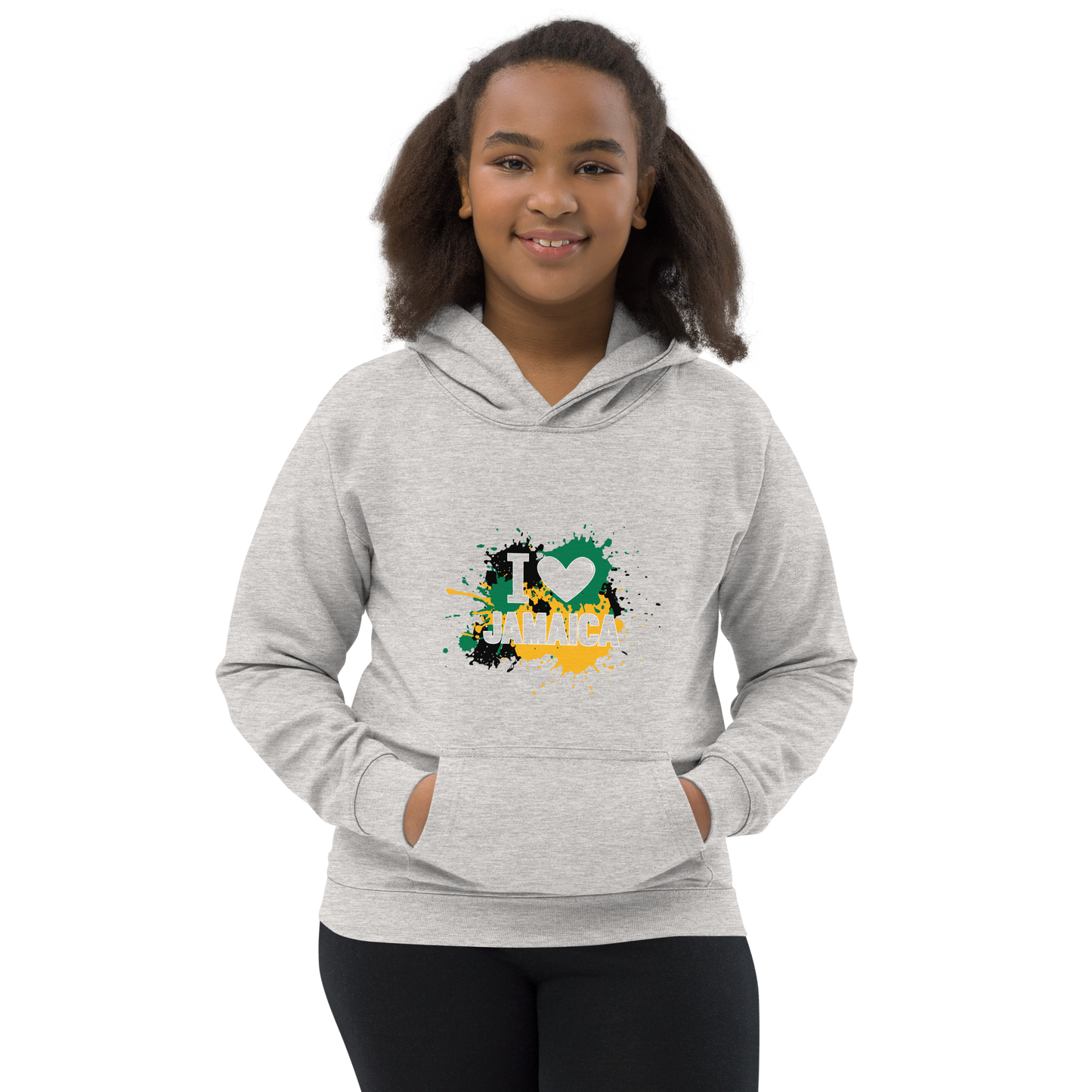 Youth unisex "I <3 Jamaica" Hoodie