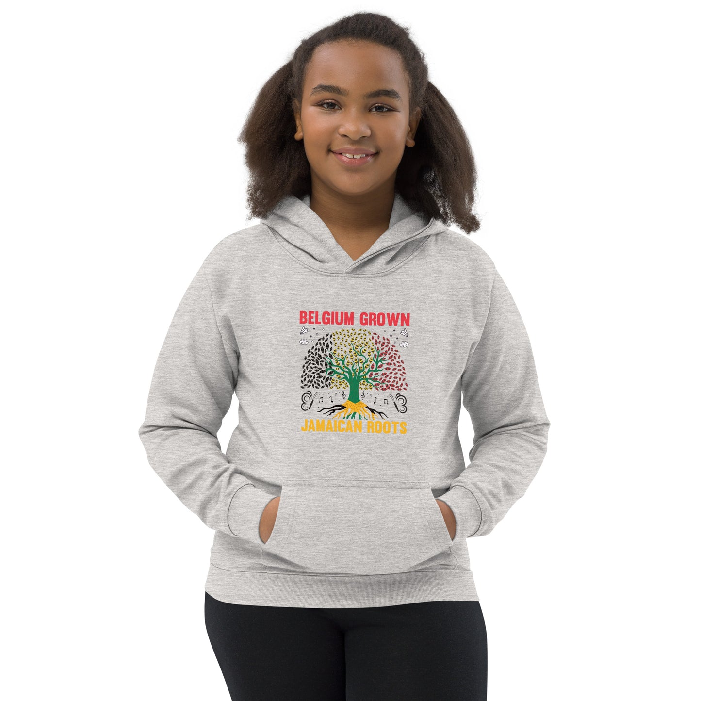 Unisex Belgian Grown-hoodie voor jongeren